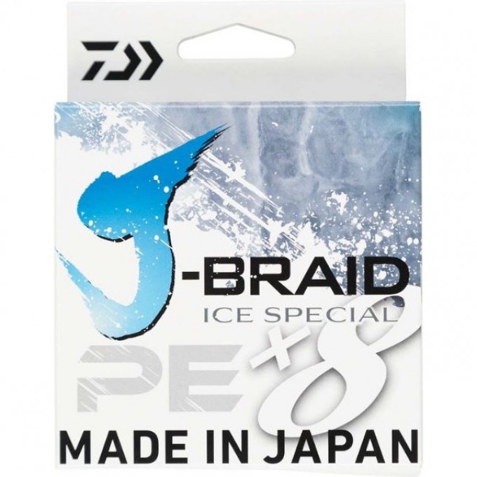 Шнур DAIWA J-Braid Ice Special x8E 0.10mm-50m Island Blue 40003068 Шнур DAIWA J-Braid Ice Special x8E 0.10mm-50m Island Blue 40003068