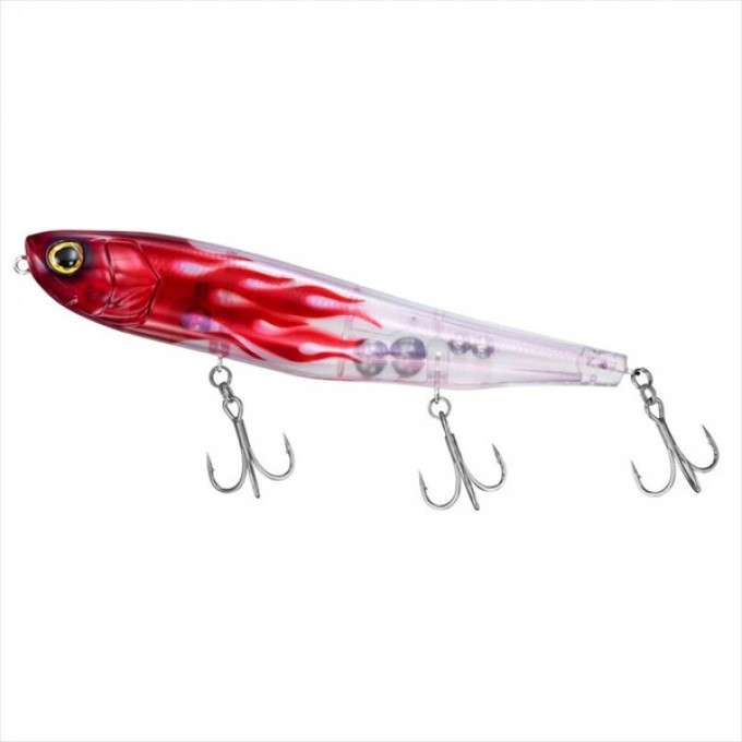 Воблер DIAWA MORETHAN MONSTER SLIDER 160F KEIMURA FIRE CLEAR PEARL 07403323