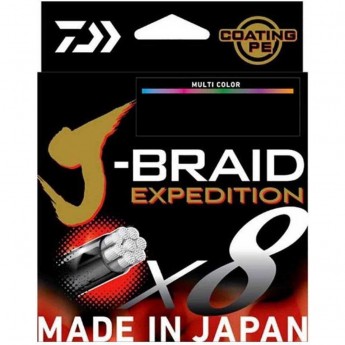 Леска DAIWA J-BRAID EXPEDITION×8E 0.13mm-300m MULTI COLOR Леска DAIWA J-BRAID EXPEDITION×8E 0.13mm-300m MULTI COLOR