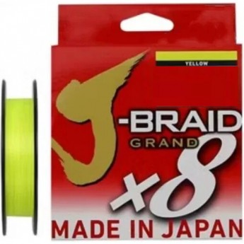 Леска DAIWA J-BRAID GRAND X8 0.20mm-135m YELLOW Леска DAIWA J-BRAID GRAND X8 0.20mm-135m YELLOW